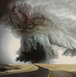 Illustration for article titled Dramatic paintings of gathering storm clouds